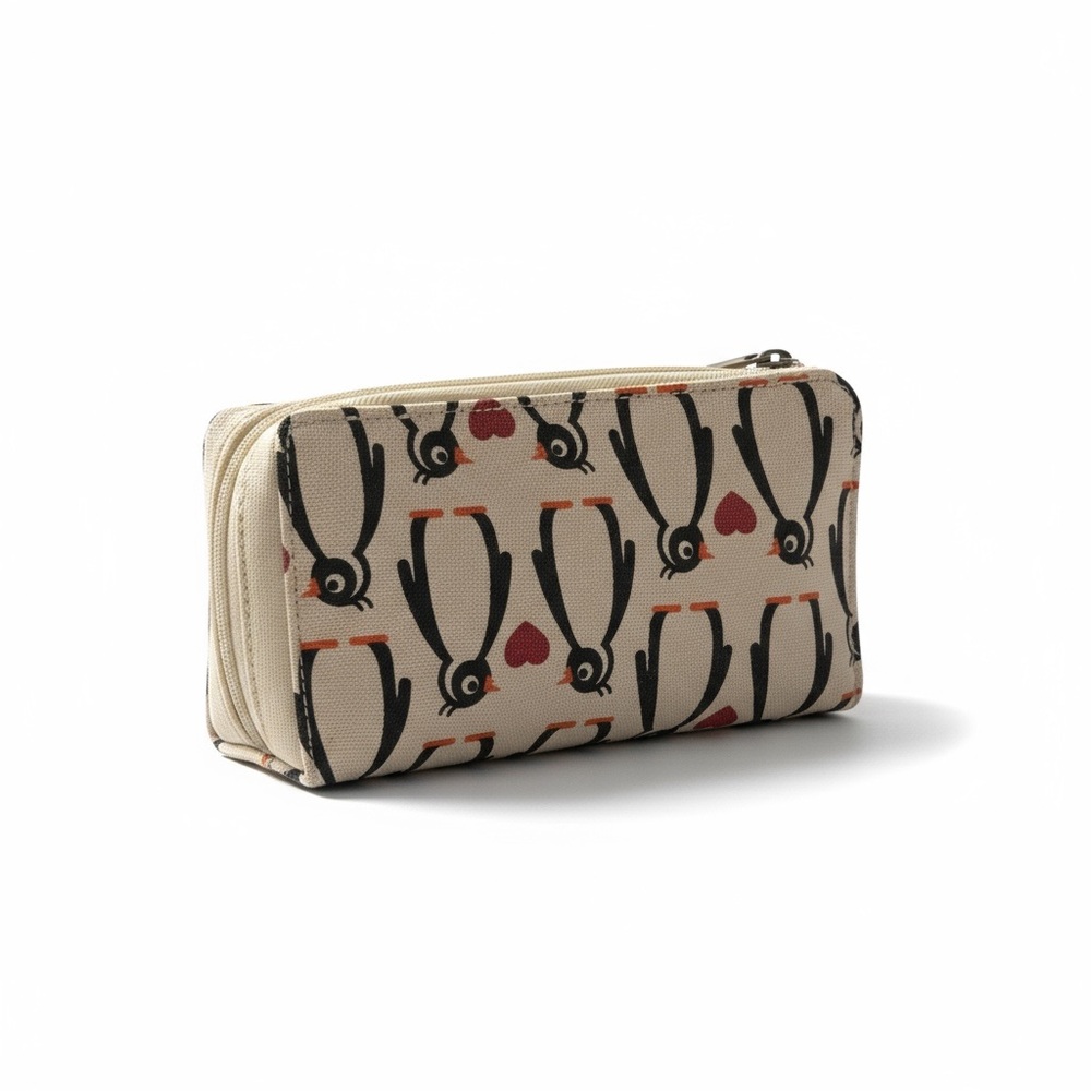 Bungalow 360 Cream Penguin Wallet - Picture 3 of 5